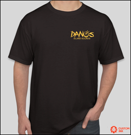 Dano's Island Sounds Gig T-Shirt (front)